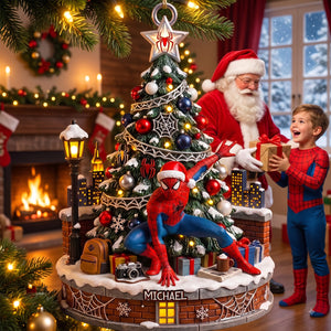 Holiday City Hero Ornament - Personalized Gifts For Christmas 06TODT040826