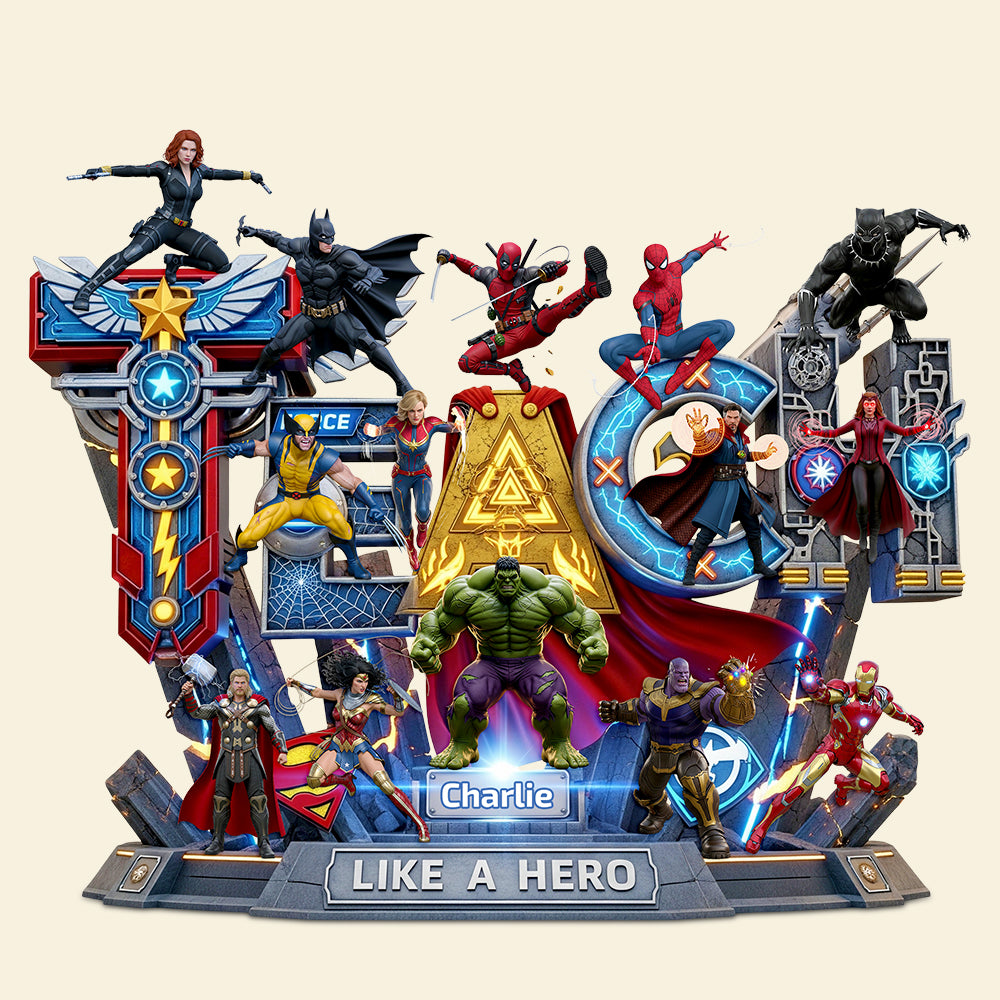 Hero Teacher Acrylic Plaque Personalized Gifts For Fans 03OHDT050625-Homacus