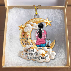 Personalized Christmas Gifts For Cat Lovers Acrylic Ornament 05HULU231024TM-Homacus