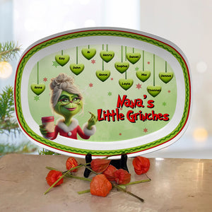 Personalized Gifts For Grandma Christmas Resin Plate 04XQLU161024-Homacus