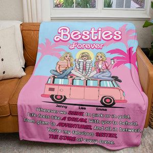 Personalized Gifts For Besties Blanket 05TOMH281124HH-Homacus