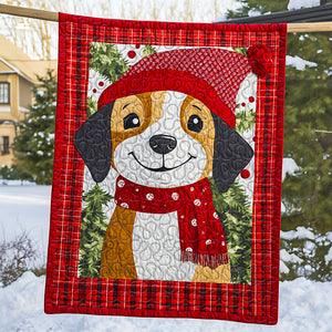 Beagle Dog Christmas Quilt Bed Set Gifts For Dog Lovers 03HUDT051124-Homacus