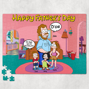 Personalized Gifts For Dad Jigsaw Puzzle 02totn140425pa-Homacus
