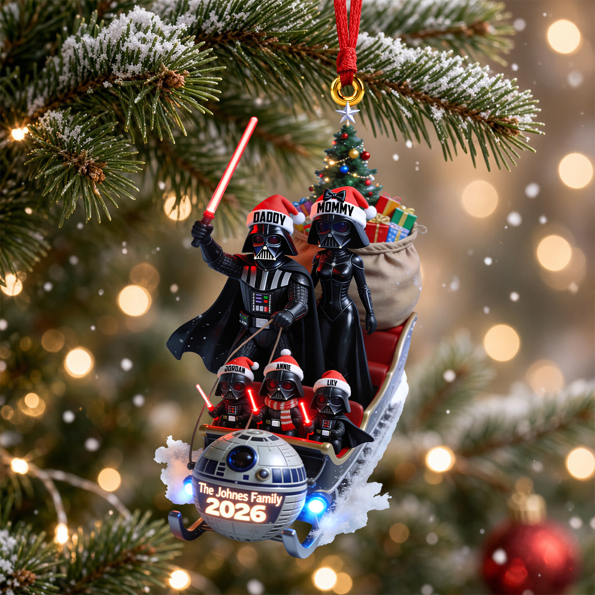 Invade Christmas Season Acrylic Ornament - Personalized Christmas Gifts For Family 03qhdh110926-Homacus