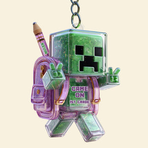 Pixel Gamer Keychain Personalized Back To School Gifts For Kids 02TGDT280725-Homacus