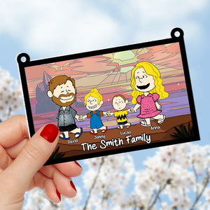 Personalized Gifts For Family Suncatcher Ornament 01katn120724hh-Homacus