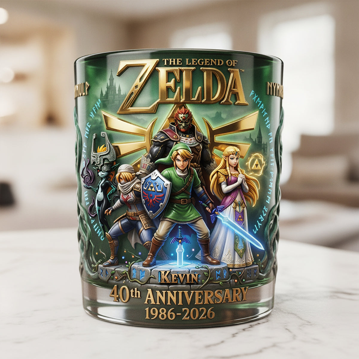 40th Anniversary Adventure 11oz Round Glass - Personalized Gifts For Fans Glass 02TYTA080626-Homacus