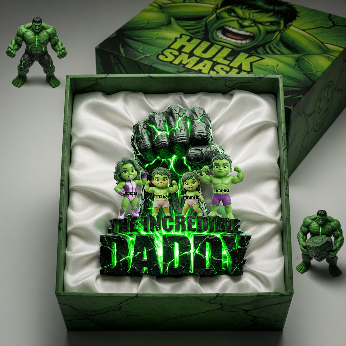 The Strongest Dad Acrylic Plaque - Personalized Gifts For Dads 02palu020526-Homacus