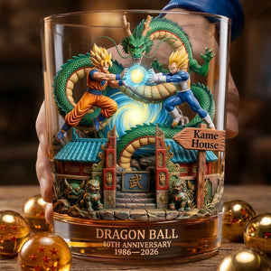 40 Years Of Legend Round Glass - Gifts For Anime Lovers 06TYLU200326-Homacus