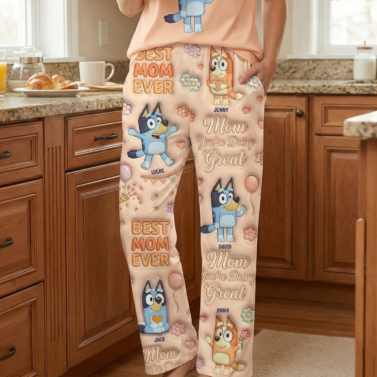 Puppy Kids Pajama Pants - Personalized Gift For Mom Pajama Pants 01NATN260226-Homacus