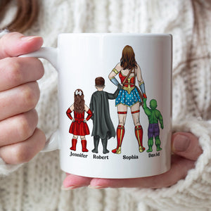 Superhero Mom DR-WHM-03dnqn180323tm Personalized Coffee Mug-Homacus