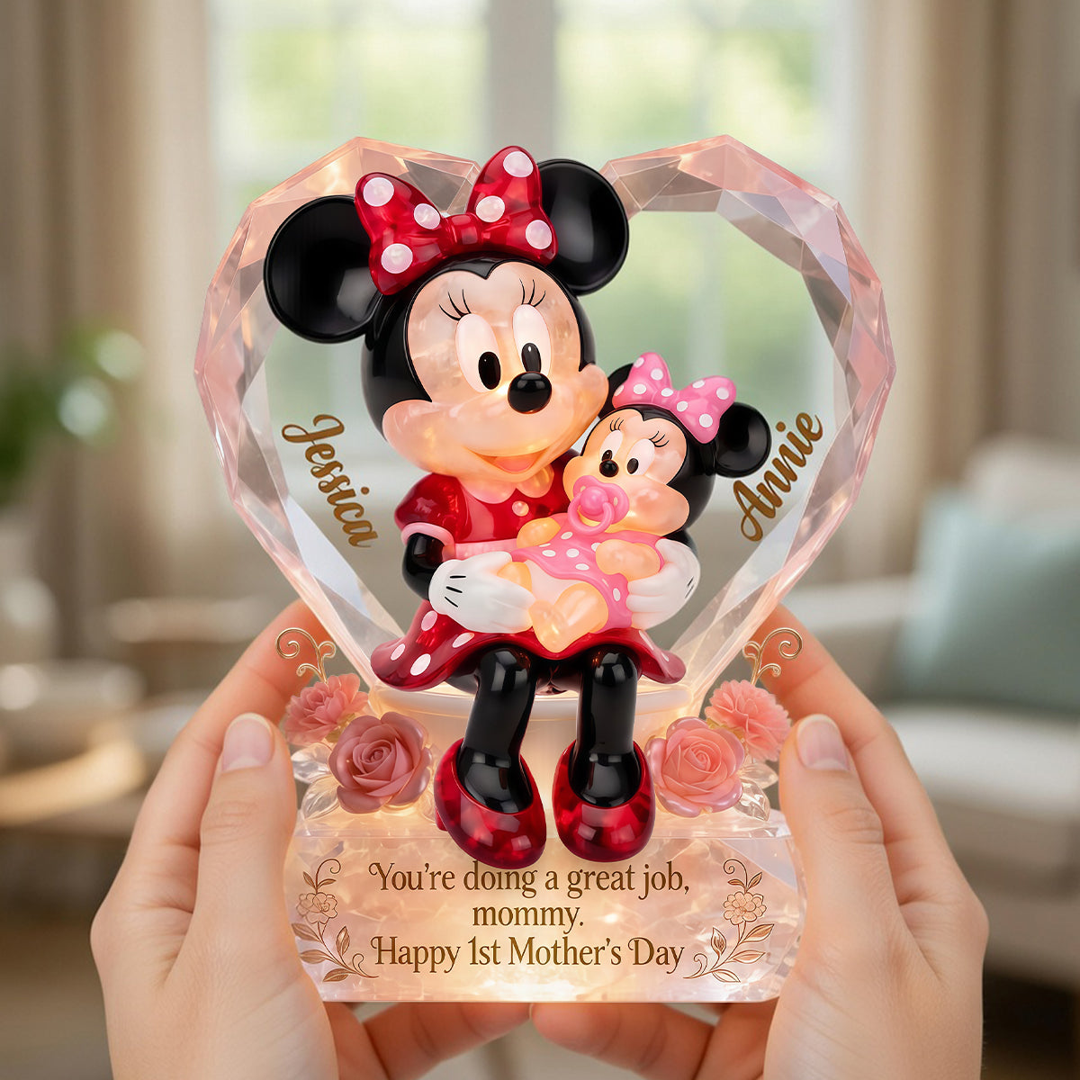 Happy 1st Mother's Day Acrylic Plaque - Personalized Gifts For Moms 03tydh030426-Homacus