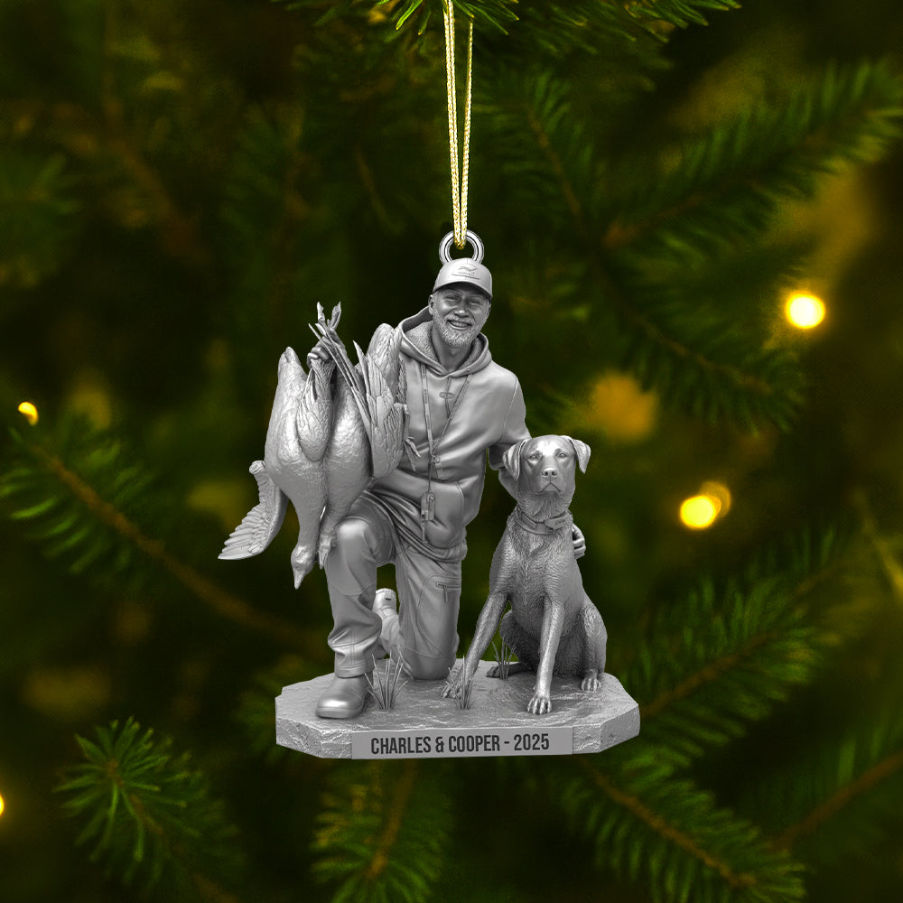 Hunting Trophy Moment Christmas Ornament, Personalized Gifts For Hunting Lovers 01qhtn290825-Homacus