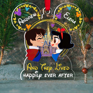 Personalized Gifts For Couple Ornament, Fairy Tale Couple 01NADT190824-Homacus