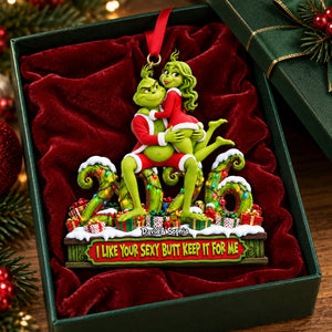 2026 Cheeky Couple Ornament - Personalized Gifts For Couple Christmas Ornament 05OHLU191026