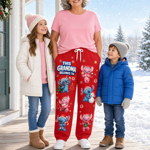 Cozy Holiday Christmas Sweatpants- Personalized Gifts For Grandma 03tyqn051026
