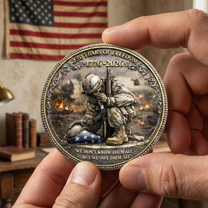 Fallen Heroes Tribute Metal Coin – 250th Anniversary Personalized Gift 05TOTN020326-Homacus
