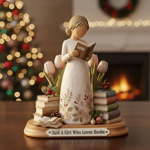 Reading Girl Personalized Gifts For Book Lovers Acrylic Plaque 08pgtn151025-Homacus