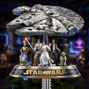 Cosmic Christmas Tree Topper - Personalized Gifts For Family 01nalu100926-Homacus