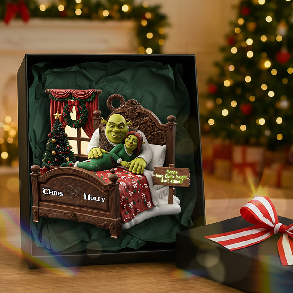 Personalized Gifts For Christmas Naughty Couple Acrylic Ornament 03kita120925-Homacus