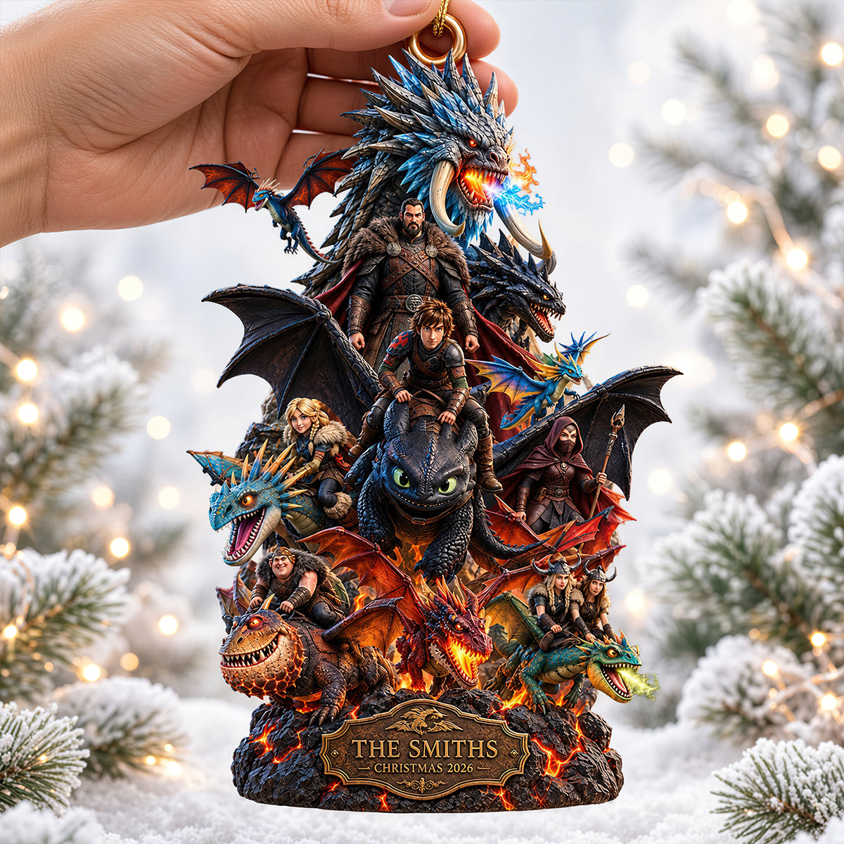 Legendary Creatures Trainer Ornament - Personalized Gifts For Christmas Ornament 03TTDT170926