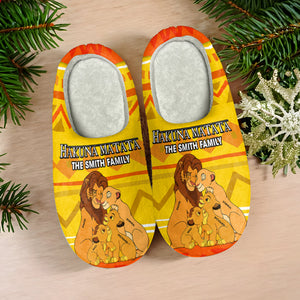 Personalized Gifts For Family Slippers 06XQQN170924HG-Homacus