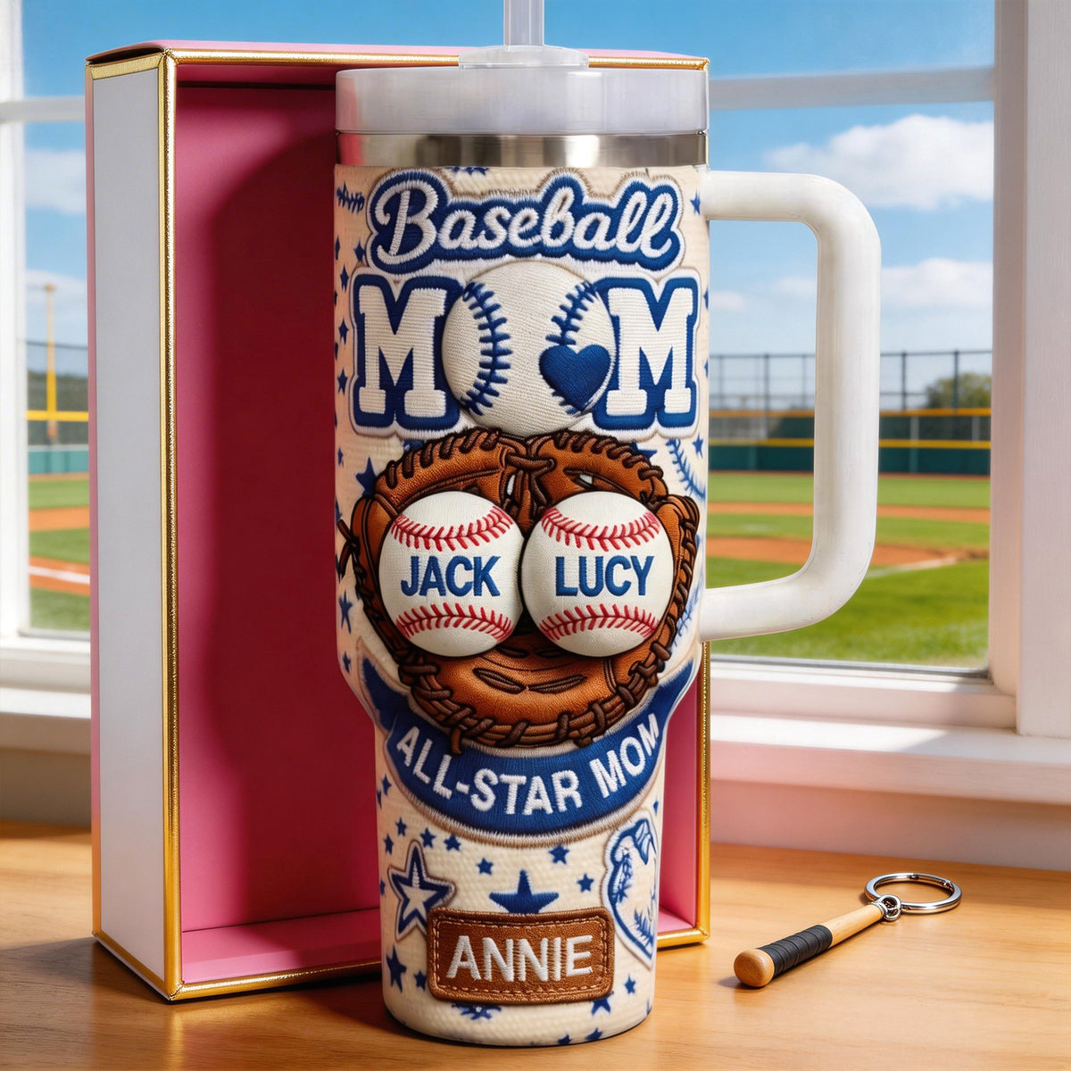 Baseball Mom 40oz Tumbler - Personalized Gifts For Moms 04tyqn110426-Homacus