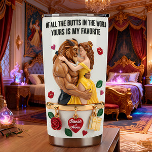 Romantic Fairytale Couple Tumbler - Personalized Gift For Couples 01NALU060126-Homacus
