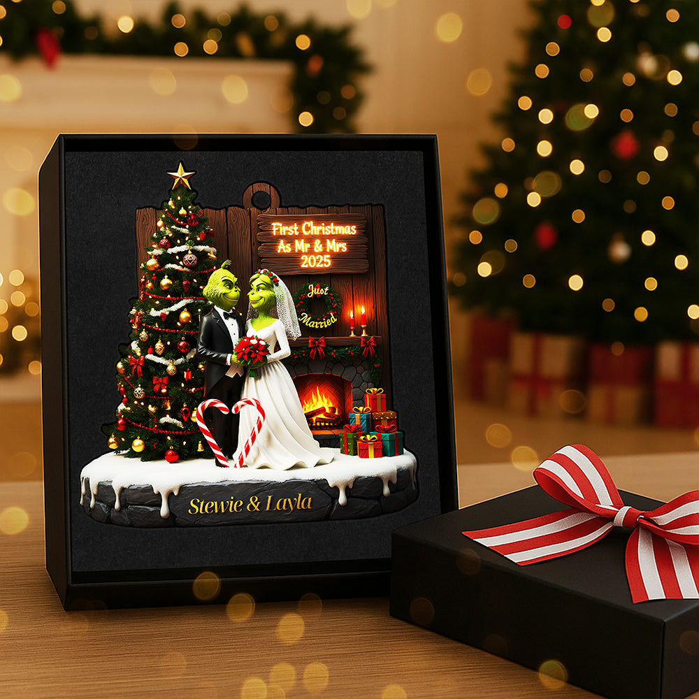 Personalized Gifts For Newlyweds Christmas Ornament 03kita290925-Homacus