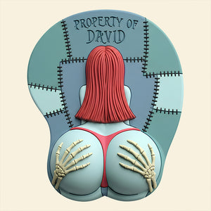 Funny Mouse Pad With Armrest Personalized Gifts For Couple 03OHDT191225-Homacus