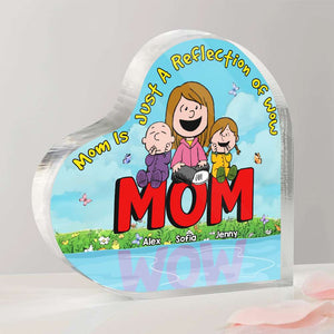 Personalized Gifts For Mom Heart Shape Plaque 05TOMH100125HH-Homacus