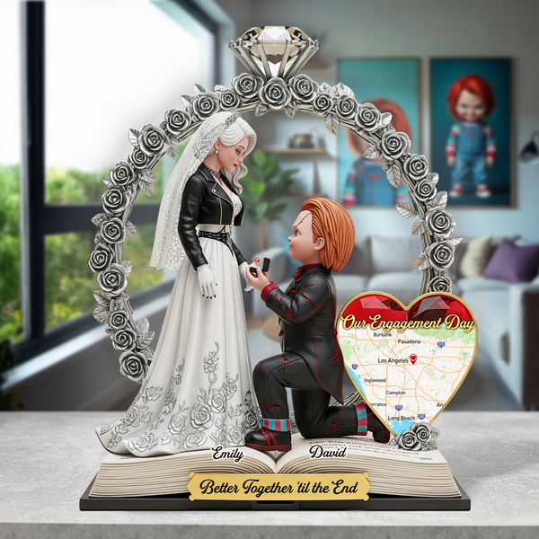 Married Couple Acrylic Plaque - Personalized Anniversary Gifts For Cou