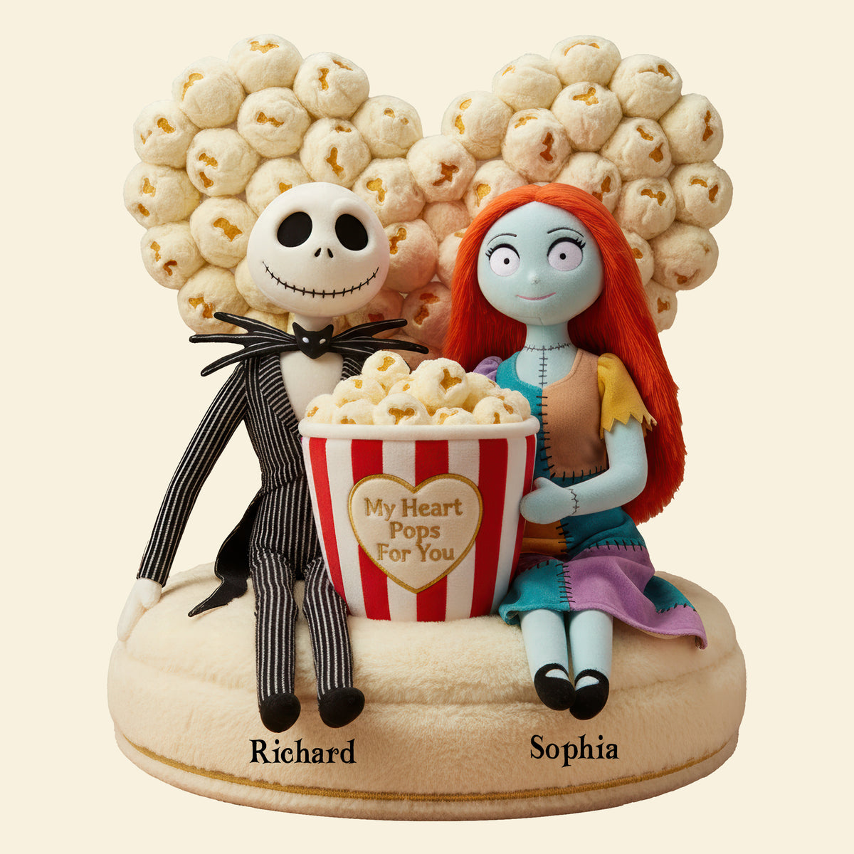 Popping Couple Pillow - Personalized Gifts For Couple 01paqn011225-Homacus