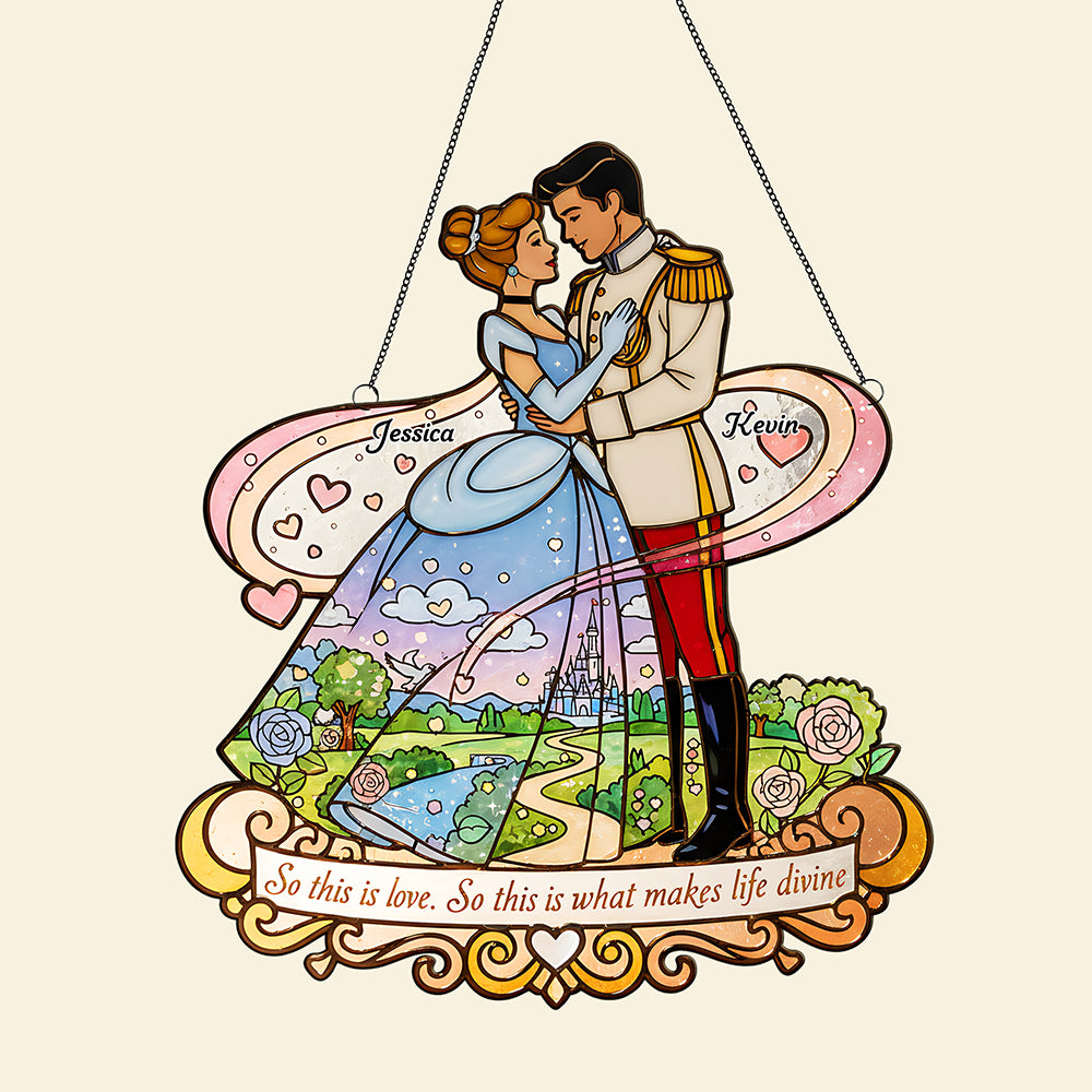 Dancing Couple Suncatcher Ornament - Personalized Gifts For Couple 02kita281125-Homacus