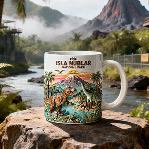 Prehistoric World National Park Coffee Mug - Personalized Gift For Dino Lovers 02NALU090126-Homacus
