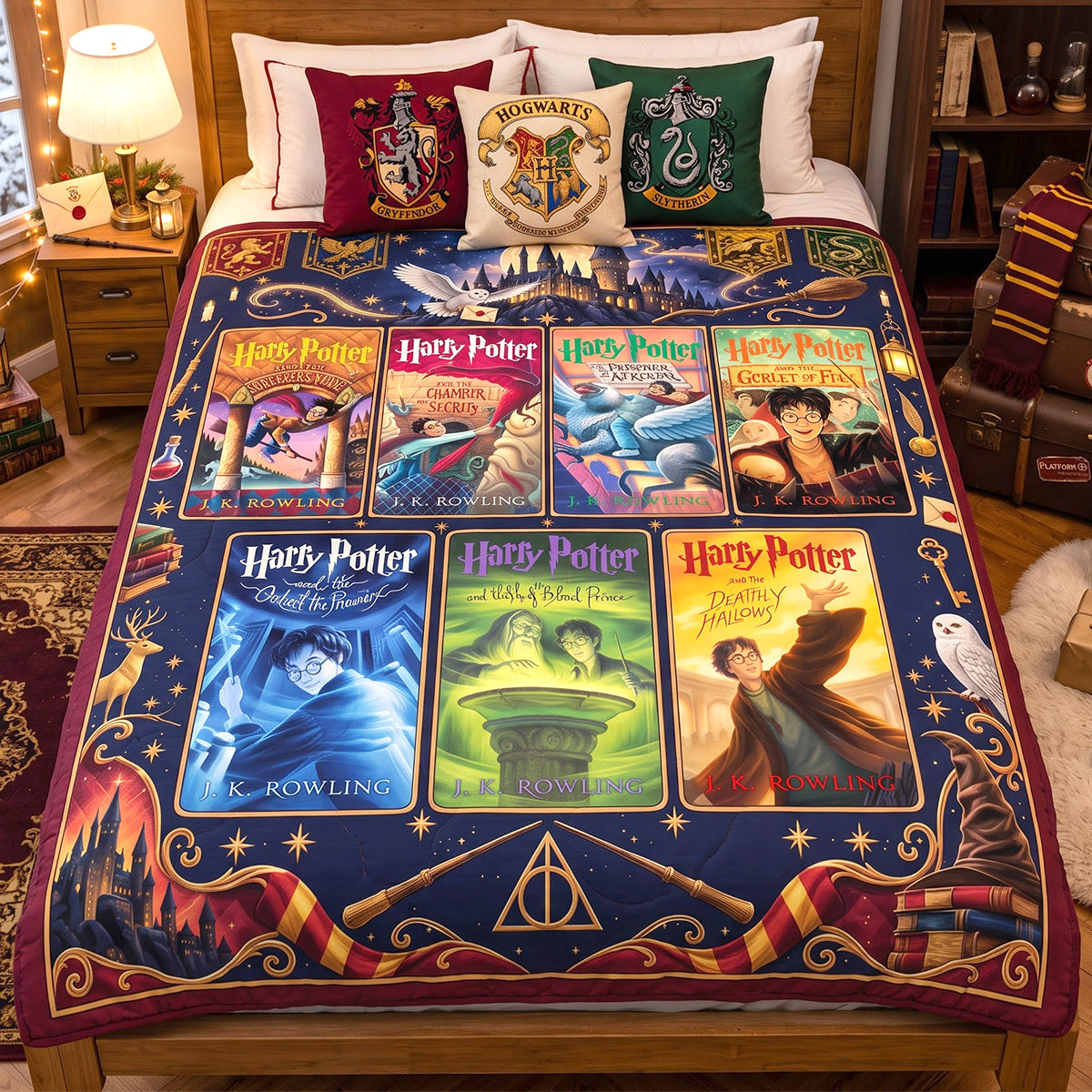 Book Cover Blanket - Personalized Gifts For Fantasy Lovers 02natn071026-Homacus