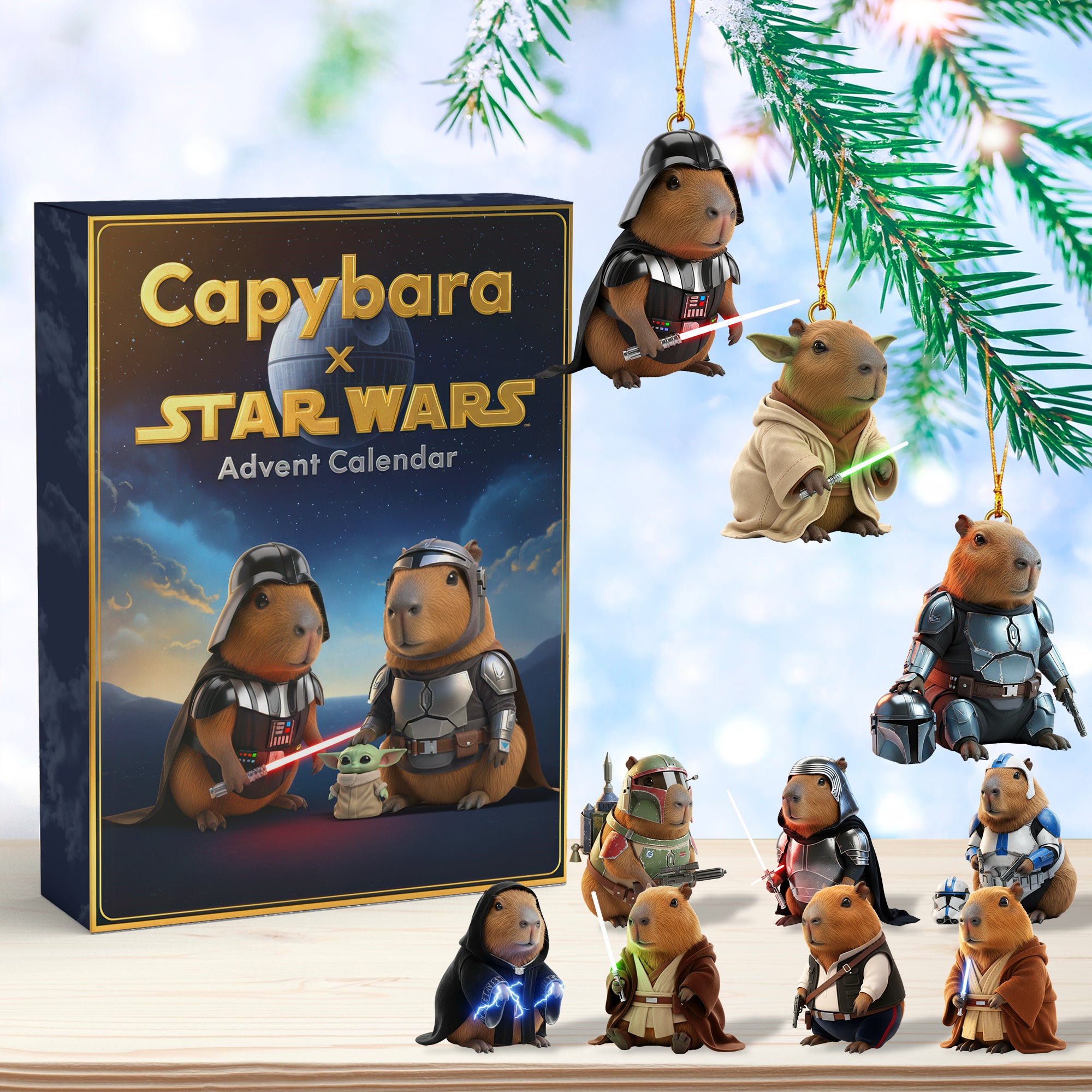 Capybara Mystery Adventure Advent Calendar Blind Box – Christmas Gift 05KIQN111125-Homacus