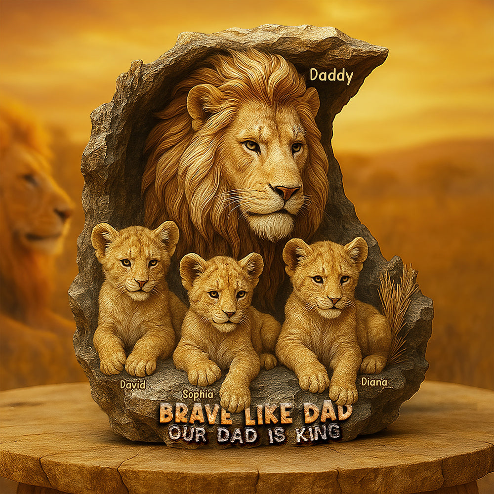 Brave Like Dad – Custom Christmas Gift For The Strongest Father 05xqqn010425-Homacus