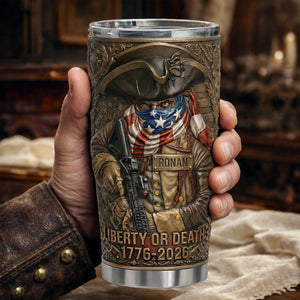 Born For Liberty 20oz Tumbler - Personalized Anniversary Gift For Patriots 02TYLU030326-Homacus