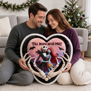 Spooky Couple Pillow - Personalized Christmas Gifts For Couples 03ttqn091026-Homacus