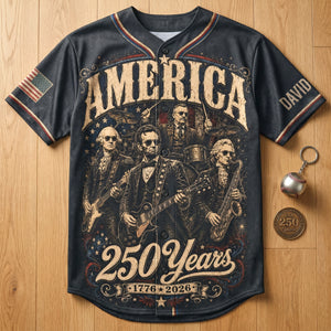 America 250th Anniversary Baseball Jersey - Personalized Gifts For Patriots 05naqn150626