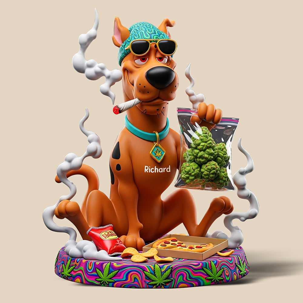 Stoner Pup Snack Acrylic Plaque - Personalized Gifts For Stoner 04TOQN180625-Homacus