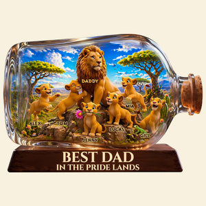 Best Dad In Pride Land Acrylic Plaque - Personalized Gifts For Dads 04TODT280426-Homacus