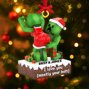 Personalized Gifts For Christmas,Lego Couple Acrylic Ornament 01nata120925-Homacus