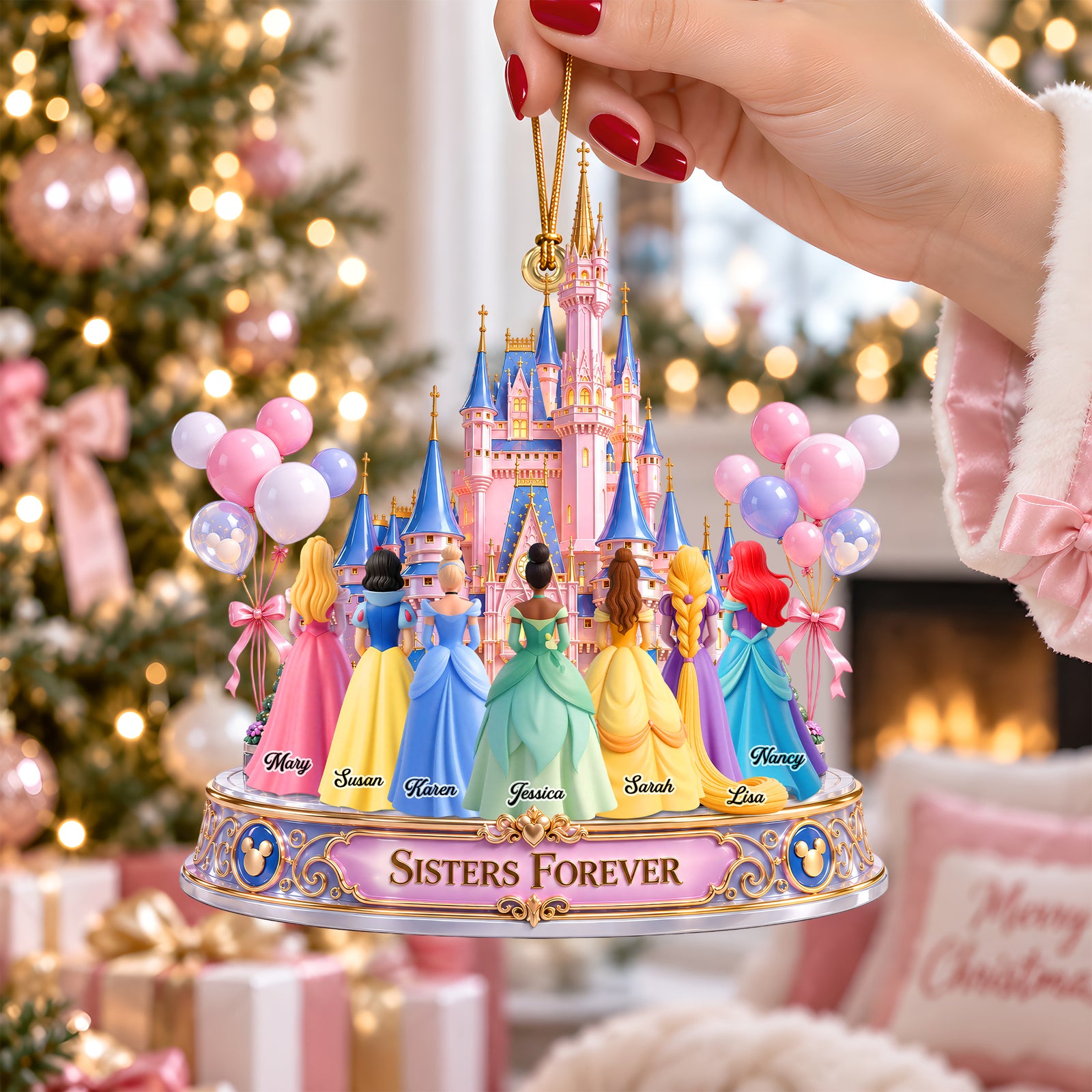 Sisters Forever Ornament - Personalized Christmas Gifts For Sisters 02ohqn090926-Homacus