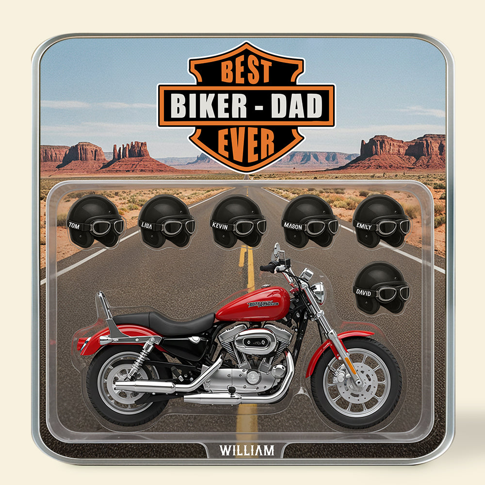 Cool Motorcycle Biker Dad Acrylic Plaque Personalized Gifts For Dad 05qhdt150525-Homacus
