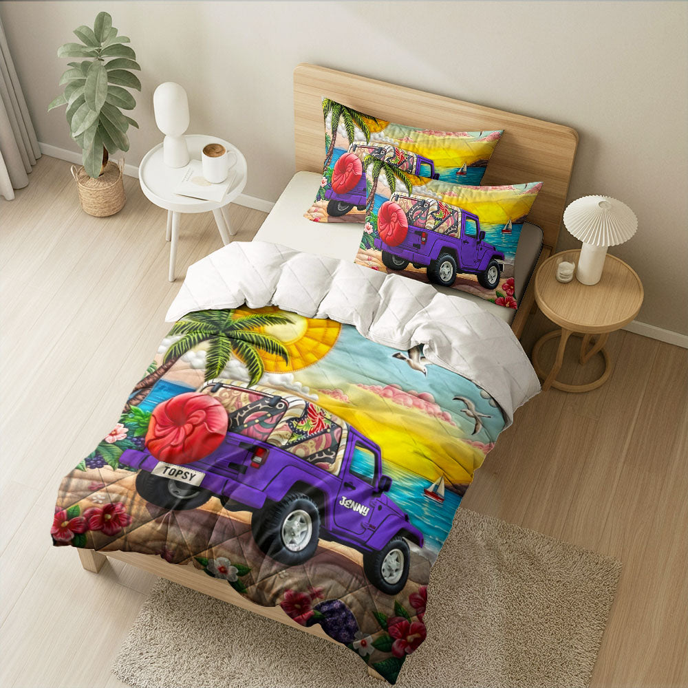 Personalized Gifts For Off Road Lovers Quilt Bedding Set 013HUMH060225-Homacus