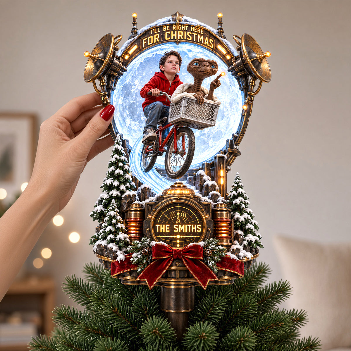 Rescue Mystery Creature Tree Topper - Personalized Christmas Gift 08hadh170926