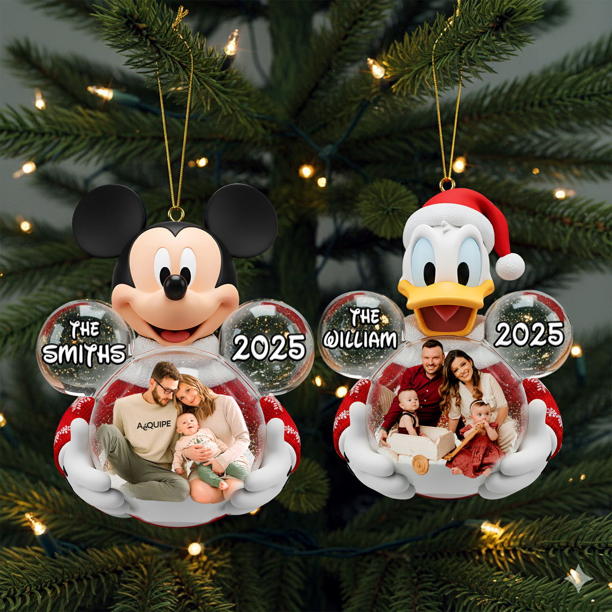 Family Memories Ornament – Personalized Custom Photo Gift For Family 01PGLU061125-Homacus