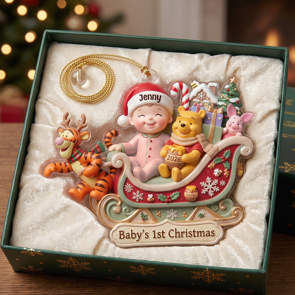 Lovely Baby Acrylic Ornament - Personalized Christmas Gifts 01tytn110826
